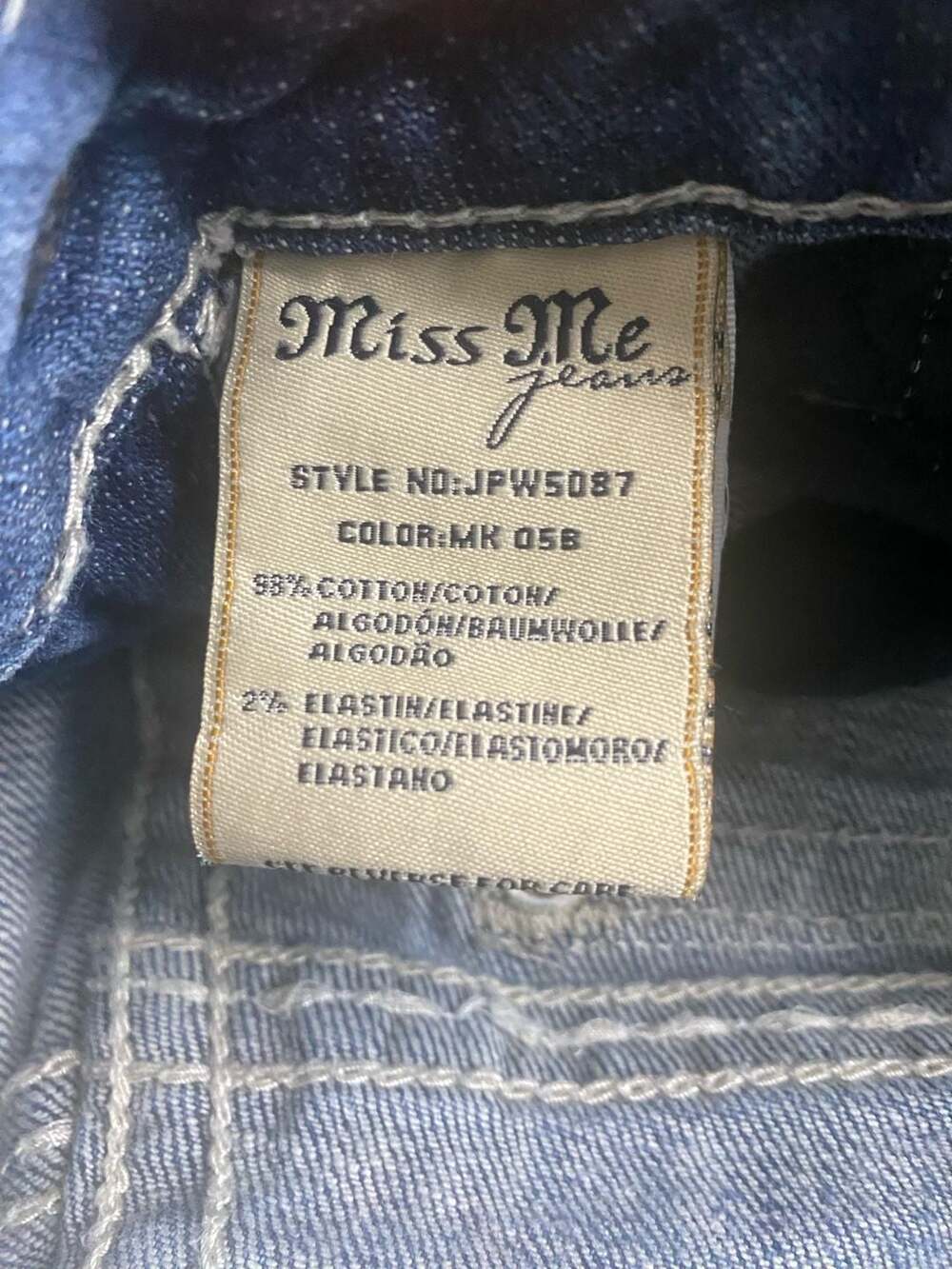 Miss Me Blue Bootcut Jeans - Picture 10 of 16